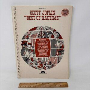 Piano Vocal Music Book Scott Joplin “Best Of Ragtime” Universal Series Vol. 15